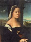 BUGIARDINI, Giuliano Portrait of a Woman oil painting
